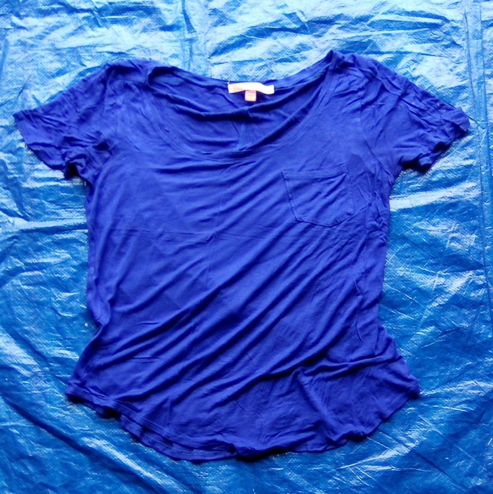 Rebellious One Blue Casual Top